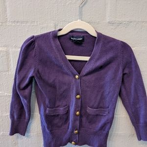 Ralph Lauren Girls Cardigan